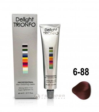 6-88 крем-краска  темно-русый интенсивный красный / Delight TRIONFO 60 мл